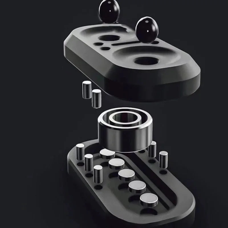 Metal Magnetic Slider Fidget Rotator - Manual Restless EDC Fidget Toy